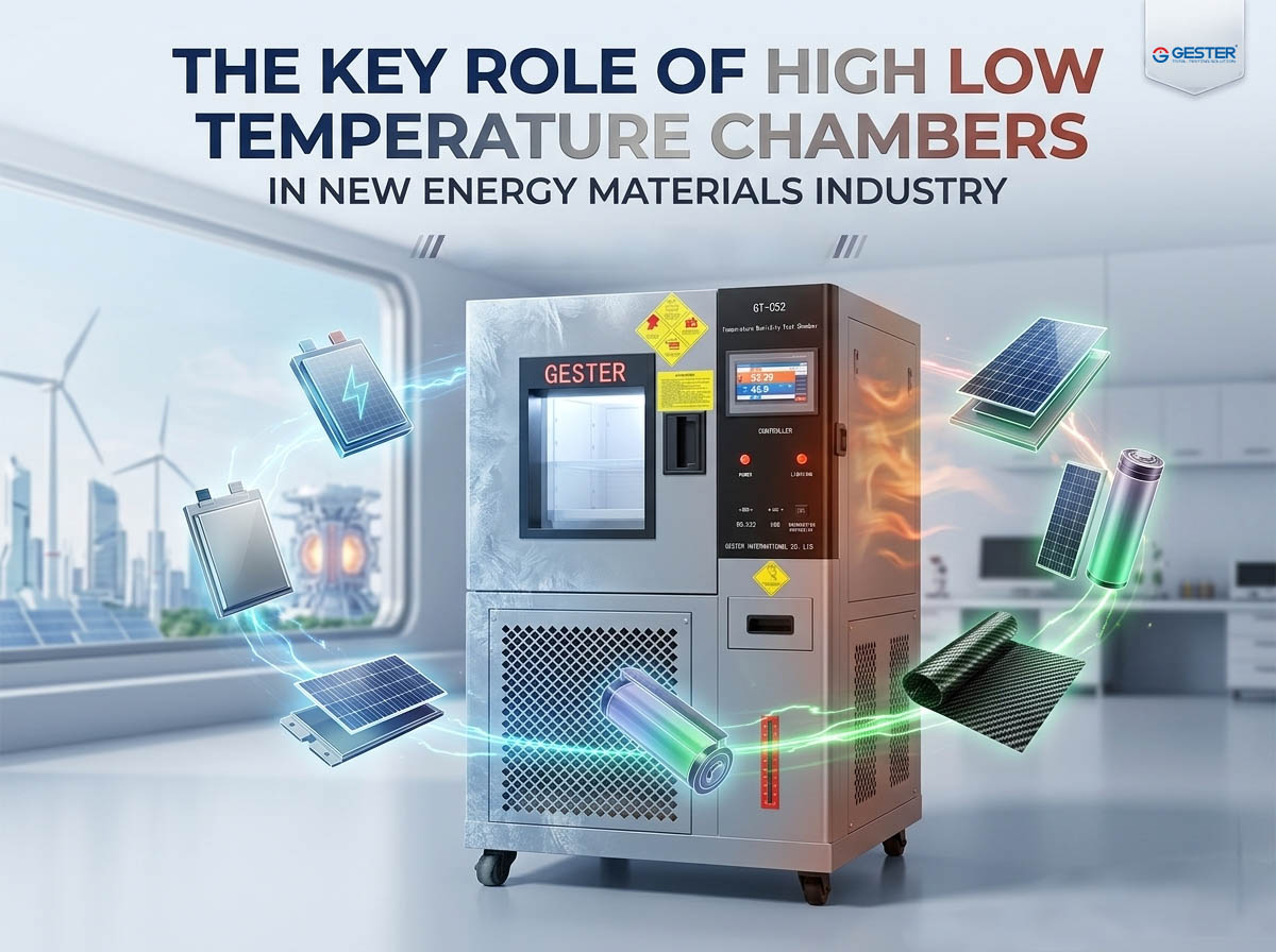 El papel clave de las cámaras de alta y baja temperatura en la industria de los nuevos materiales energéticos.