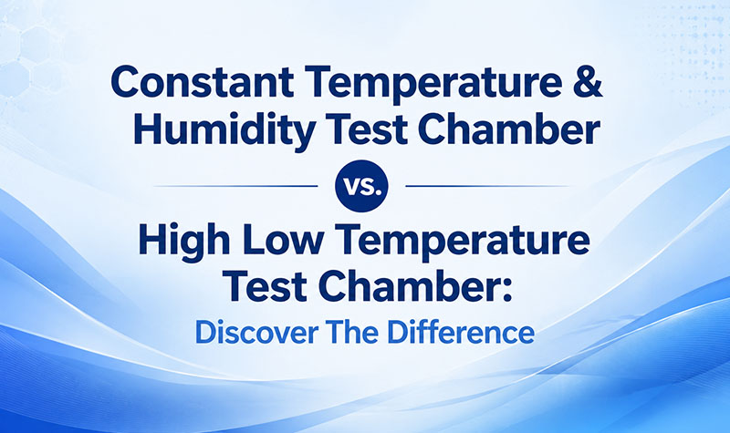 Cámara de prueba de temperatura y humedad constantes frente a cámara de prueba de temperaturas altas y bajas: Descubra la diferencia.