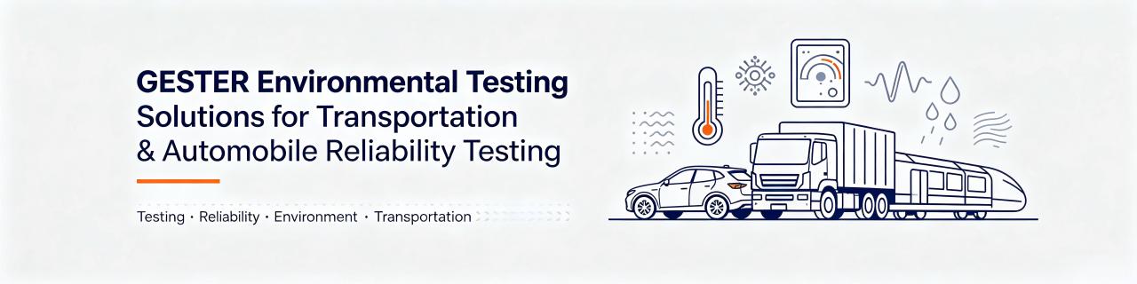 GESTER Environmental Testing Solutions for Transportation & Automobile Reliability Testing GESTER Environmental Testing Solutions for Transportation & Automobile Reliability Testing